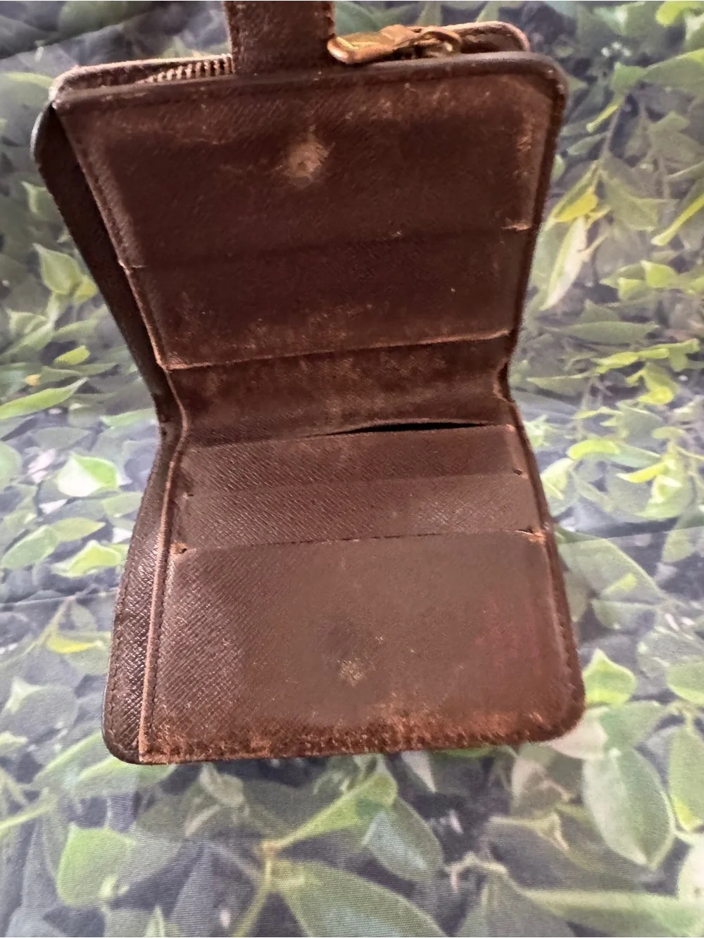 Louis Vuitton Damier Compact  Wallet - Brown